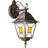 Brilliant Discendente Applique per esterni Janel, Dore Black, E27 Max 60W, Bulb