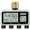 Johgee Programmatore di irrigazione, 4 uscite con ingressi in ottone, timer digi