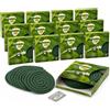 Holyhome Spirali Citronella Anti Zanzare - 96 Pezzi, 12 confezioni x 8 Spirali, con Suppo