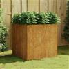 vidaXL Fioriera 80x80x80 cm in Acciaio Corten