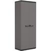 Keter KIS Più mobile contenitore alto - 68 x 39 x 166 cm - Grigio antracite e ne
