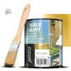 Chalk Paint Oro 750ml Vernice Gesso Legno Mobili Shabby Pittura con Pennello