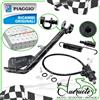 S2R CAVALLETTO LATERALE NERO KIT PER LIBERTY IGET 50 125 150 3V ORIGINALE PIAGGIO