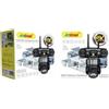 Andowl TELECAMERA DI SICUREZZA ANDOWL G3000 WI-FI PTZ IP 8K 12MP TRIPLO DISPLAY AUDIO