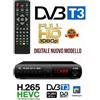 DECODER DIGITALE TERRESTRE USB DVB-T3 TV SCART HDMI 4K H265 TELECOMANDO PILE