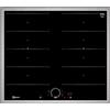 NEFF T66SHX4L0 - Piano cottura a induzione N70, piano cottura autosufficiente in vetroceramica, larghezza 60 cm, Twist Touch, Flex Induction, Home Connect, Smart Hood Automatic, sospeso, nero