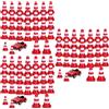 Set of 3 Coni Da Costruzione in Miniatura Piccoli Stradali Cono Stradale
