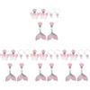 4 Pack Orecchini Clips Per Orecchie Ragazze Arredamento Auricolare