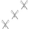 3 PCS Clip Per Fissare Soldi Fermaglio Banconote in Metallo Fermasoldi Molla