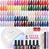Phoenixy 40PCS Kit Semipermanente Unghie con 48 W Lampada U V/LED 36 Colori Kit