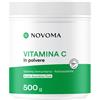 NOVOMA Vitamina C Polvere Pura 1 kg 1000mg Vitamina C per dose Acido Ascorbico Puro in