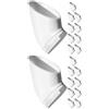 2 Pack Bicchierini Plastica Coppette Giardino Tazze Per Piantare