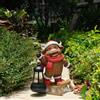 Mucca in resina, stravagante decorazione da giardino, animale in resina,