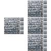 Set of 4 Adesivi Con Lettere Per Scrapbooking Piccoli Numeri Autoadesivi