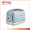 ARIETE VINTAGE Tostapane 2 Fette Con pinze 6 Livelli 810 Watt CELESTE 155/05