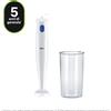 BRAUN Frullatore a Immersione Minipimer Mixer con Bicchiere MQ10.001PWH