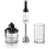 BOSCH Frullatore Immersione 600w Tritatutto e Frusta Inclusi MSM4W220