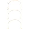 3 Pack Manico Del Bollitore Retrò Accessori Per Teiere Maniglia in Metallo