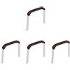 4 Pack Manico Ergonomico Per Teiera Del Bollitore Della Pentola Rimovibile