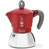 Bialetti Caffettiera italiana - BIALETTI - MOKA Induction - 2 tazze - 100 ml - Rossa