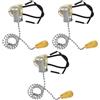 3 PCS Interruttore Di Sostituzione Della Lampada Catenella Per Plafoniera