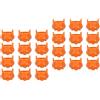 24 pezzi di calderoni per caramelle di Halloween, mini secchielli in plastica,