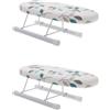 2 Pack Asse Da Stiro Portatile Piccolo Tavola Per Casa Appartamento