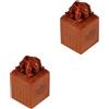 2 pezzi sigillo cinese pietra nome cinese timbro pietra scolpita materiale