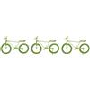 Set of 3 Modello Di Bicicletta in Miniatura Decorazion Decorazione Della