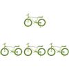 4 Pieces Mini Casa Bicicletta Miniatura Arredamento Per Biciclette