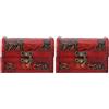 2 PCS Cofanetto Porta Oggetti Cassapanca Per Gioielli Scatole Gingilli