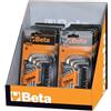 Beta Set chiavi maschio esagonale piegate per brugole 9 pz 96/SC (espositore da 10 b