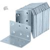 14-24 Squadrette Angolari 40x40x60mm Staffe Legno Zincate Supporto Pannelli Fora
