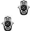 2 Pack Orologi Da Parete Per Interni Orologio Soggiorno Decorativo