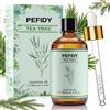 PEFIDY Tea Tree Oil 118ml 100% Naturale Oli Essenziali Di Tea Tree Che Calma La Pelle