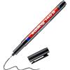 edding 140 S - Pennarello indelebile, punta tonda 0,3 mm, Nero