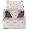 NOUKIE'S - Rialzo riccio Bambino da 9 mesi a 3 anni Sedia per bambini con schienale e cuscino- Leggero, pieghevole e Nomade - Imbracatura, Sicurezza - Impermeabile, sfoderabile e lavabile - Max 13 kg