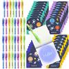 BONNYCO Penna Invisibile e Taccuino, 32 Pezzi Spazio. Gadget Compleanno Bambini, Regalini Fine Festa Compleanno Spazio. Regalino Fine Festa, Giocattoli Pignatta. Gadget Bambini, Scuola, Bomboniere
