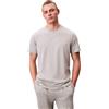 Calvin Klein Uomo T-Shirt Maniche Corte Crew Neck Scollo Rotondo, Grigio (B10 Grey Heather), M