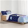 BL BELUM BELUM | Copripiumino Peppa Pig | Copripiumino modello Sea | Copripiumino con bottoni | Copripiumino 100% cotone | Copripiumino (180 x 240 cm)