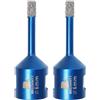 Punta per Trapano Diamantata 6Mm- Vacuum Brasato Foretto Diamantato Con Filetta