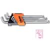 Beta Set chiavi maschio esagonale con sfera per brugole 9 pz 96BP/SC9 Cromo 00096097
