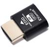 EVanlak HDMI Dummy Plug Headless Ghost Display Emulator Premium Aluminum PC（Fit Headless