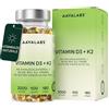 AAVALABS Vitamina D3 K2 Alto Assorbimento Olio Extravergine d'Oliva - Vitamina D3 2000 UI