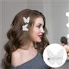 5 pezzi farfalle in pizzo clip per capelli da ricamo a pelo per capelli