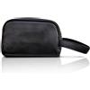 Timeshop Lab Pochette donna uomo in eco pelle sintetica personalizzabile con ricamo del nome