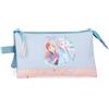 Disney Joumma Bags, Frozen Believe in The Journey, astuccio per bambini, astuccio scolastico, beauty case, dimensioni organizzate, manico laterale., blu, Astuccio Believe
