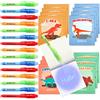 BONNYCO Penna Invisibile e Taccuino, 16 Pezzi Dinosauri Gadget Compleanno Bambini. Regalini Fine Festa Compleanno Bambino, Regalino Fine Festa. Giocattoli Pignatta, Gadget Bambini Scuola Bomboniere