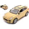 Burago PORSCHE CAYENNE TURBO 2010 YELLOW 1:24 Burago Auto Stradali -I- Modellino Nuovo