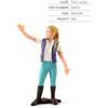 PVC Dipinta Statuette Modello People for Modellino Treno Scene per stazione